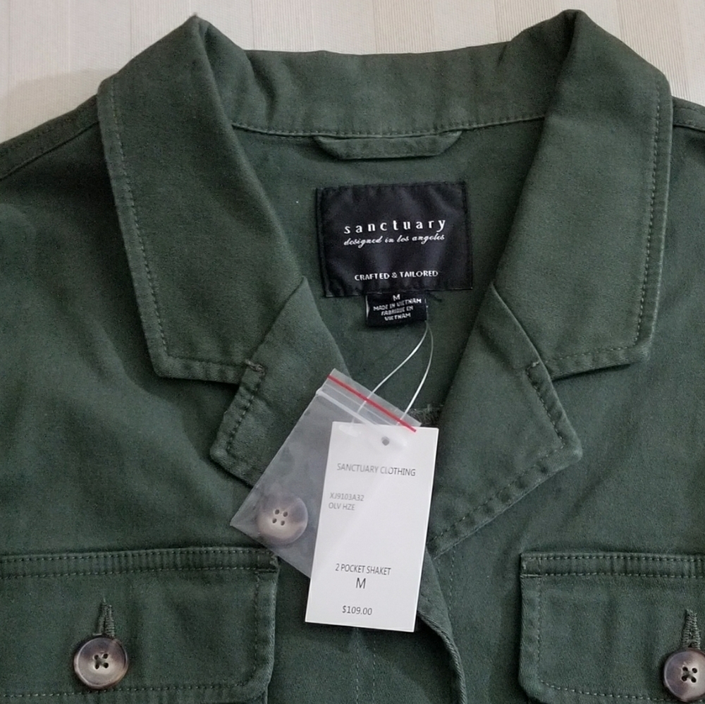 Sanctuary 2 Pocket Shaket Shirt Jacket - Picture 4 of 7